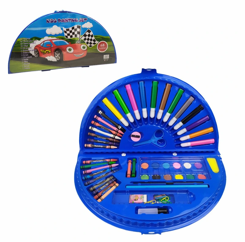 Дитячий набір для творчості і малювання MK 3918-2 у валізі  Машинка — METR+