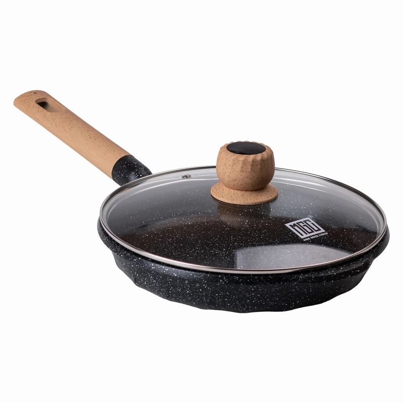 Алюмінієва сковорода 2,2 л з мармуровим антипригарним покриттям Ø 26 см MGC Black HP-4-424B — MGC