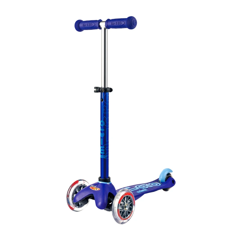 Самокат MICRO серії "Mini Deluxe" - СИНІЙ (до 50 kg, триколісний) — Micro