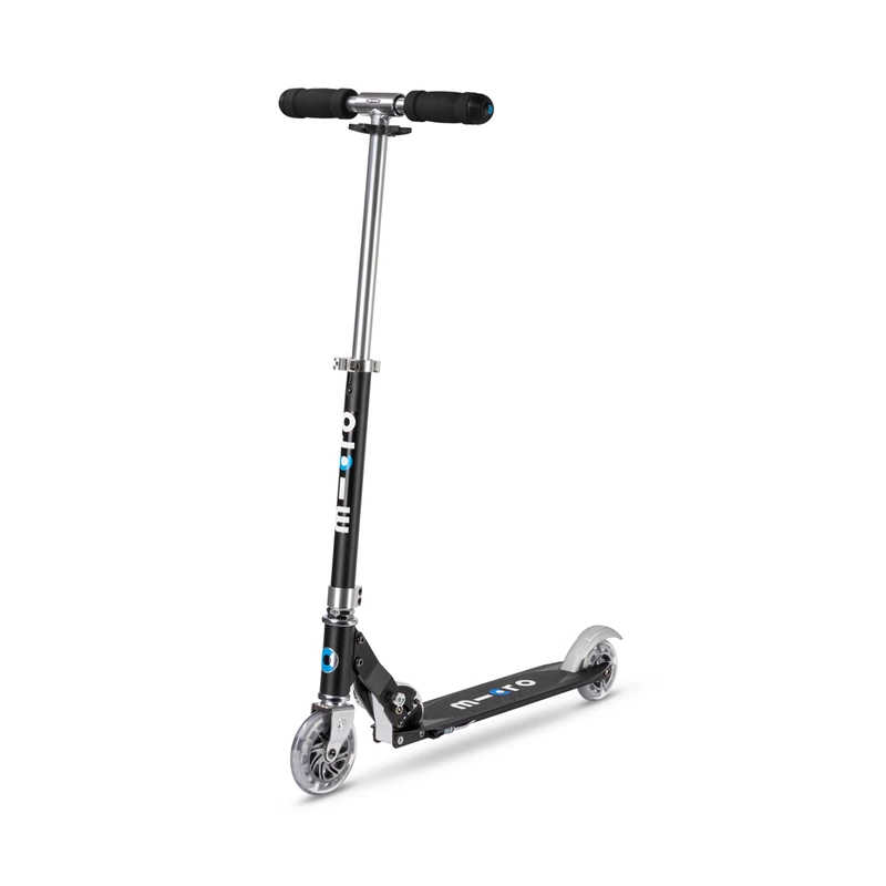 Самокат MICRO серії "Sprite" – ЧОРНИЙ (до 100  кг (kg), двоколісний)