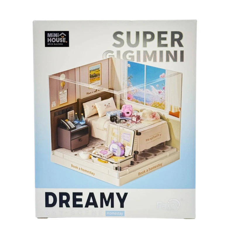 Конструктор-румбокс MINI HOUSE серії "Інтер'єр Міні" – ГОТЕЛЬНИЙ НОМЕР — Mini House