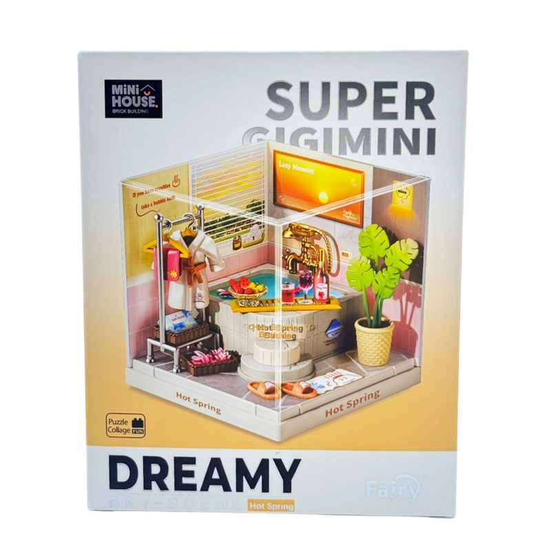 Конструктор-румбокс MINI HOUSE серії "Інтер'єр Міні" – ТЕРМАЛЬНА КУПАЛЬНЯ — Mini House