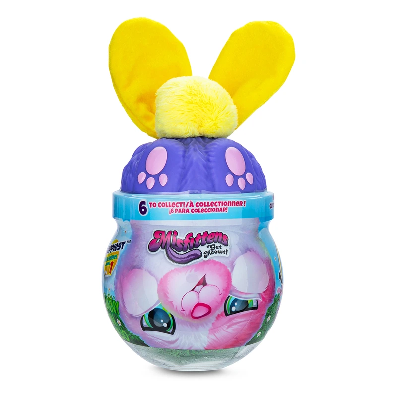 М’яка іграшка MISFITTENS W1 – ЗАЙЧИК У БАНЦІ (в асорт.)