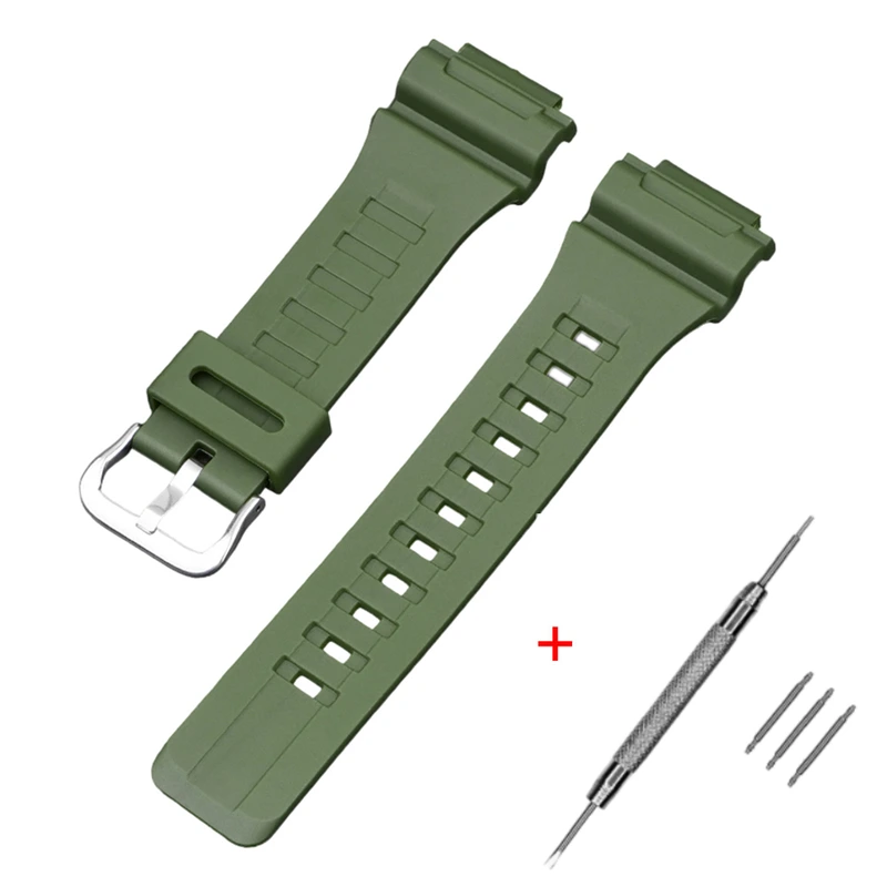 Ремінець для Casio AE-1000W Army Green SI