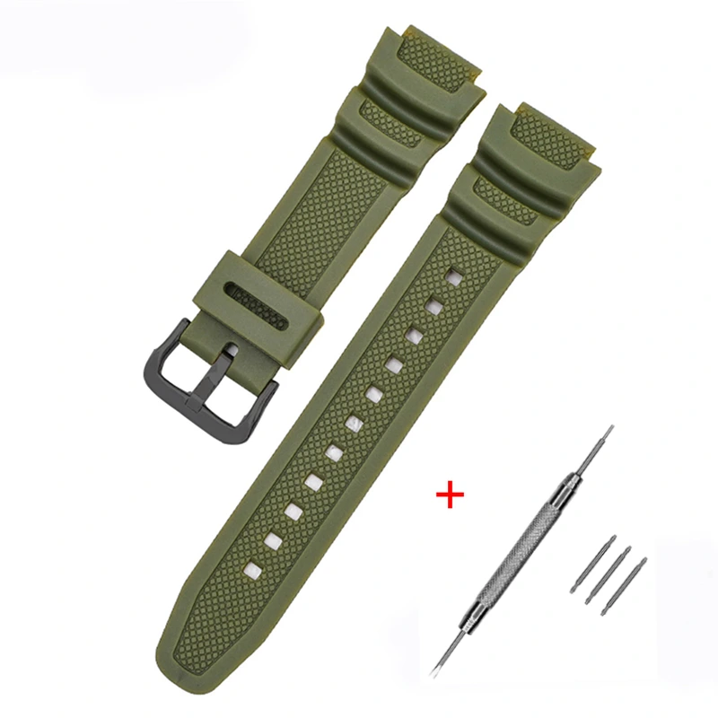 Ремінець для Casio G-Shock AE-1000/1200 Army Green BK