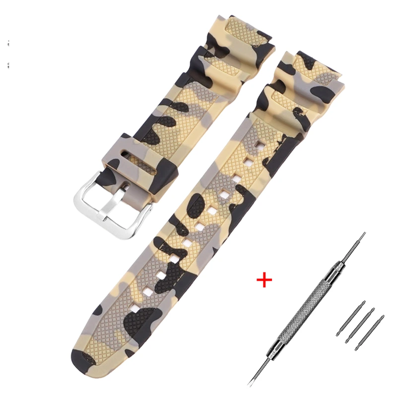 Ремінець для Casio G-Shock AQ-S800/AE-1200 Camo Beige SL