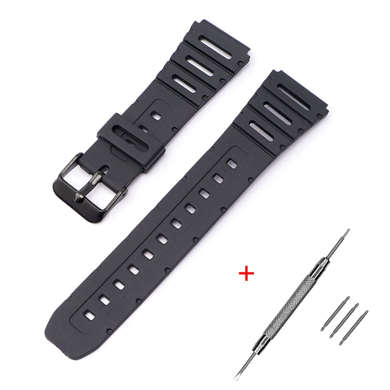 Ремінець для Casio G-Shock CA-53W 20mm Black BK