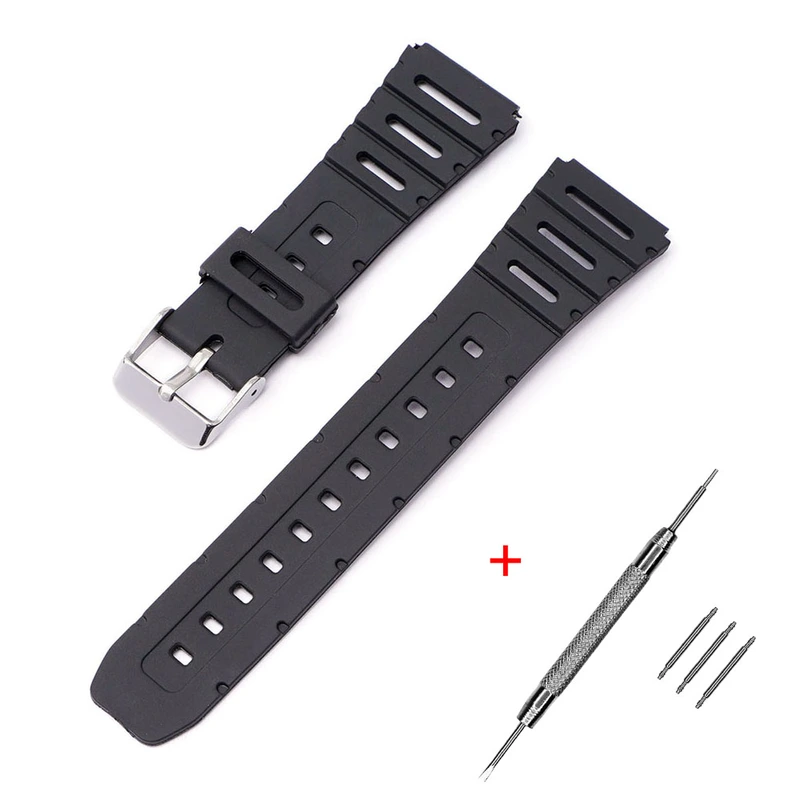 Ремінець для Casio G-Shock CA-53W 20mm Black SI