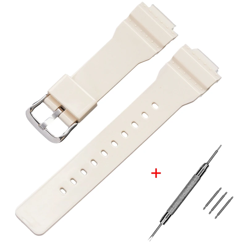 Ремінець для Casio G-Shock DW-5600 Beige-Glossy SI