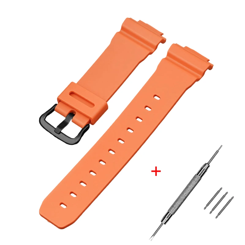 Ремінець для Casio G-Shock DW-6900 Orange BK