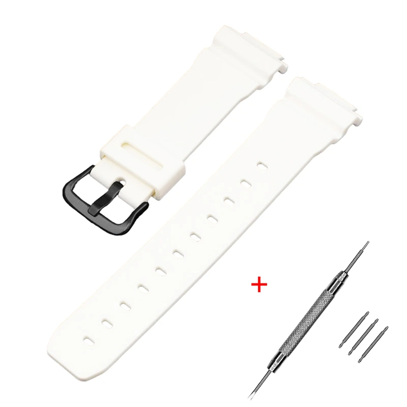 Ремінець для Casio G-Shock DW-6900 White BK