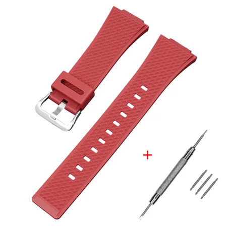Ремінець для Casio G-Shock GA-100/110 Red SI (1051-1090)