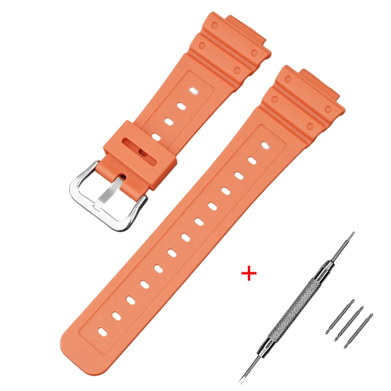 Ремінець для Casio G-Shock GA-2100 Orange SI