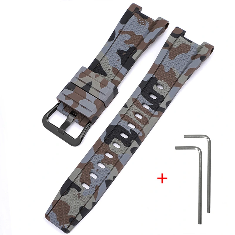 Ремінець для Casio G-Shock GST-W300 Camo Brown BK