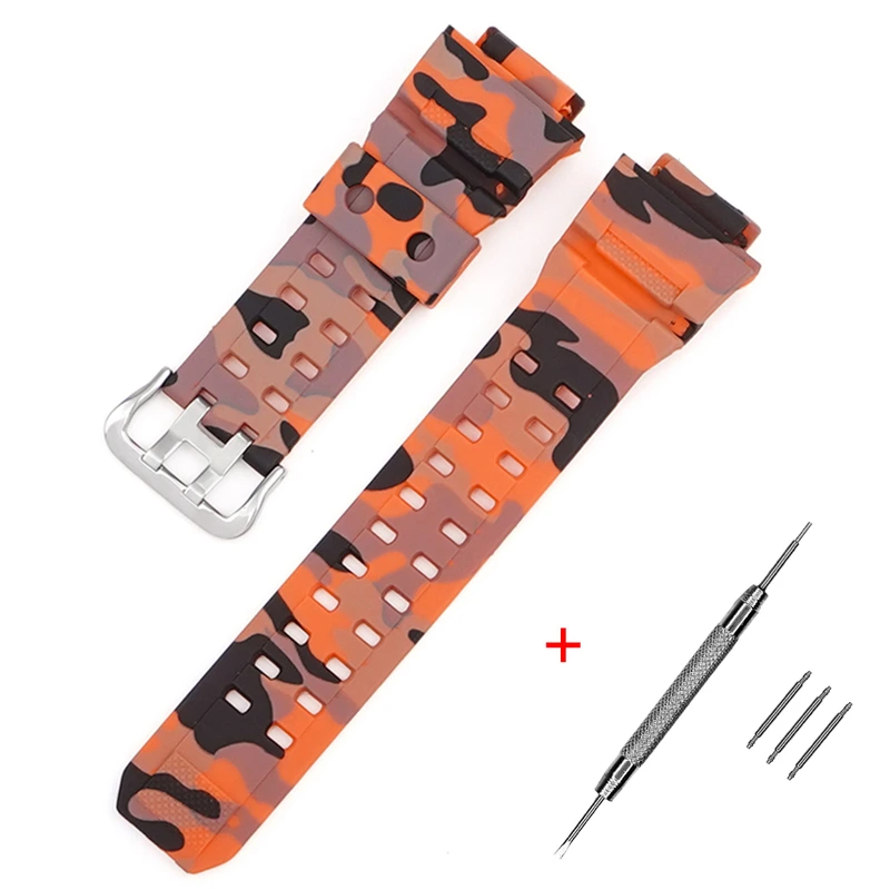Ремінець для Casio G-Shock GW-9400/9300 Camo Orange SI