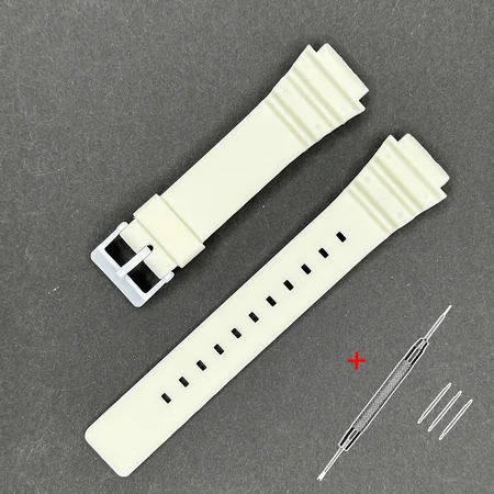 Ремінець для Casio MRW-200H 18mm White SI
