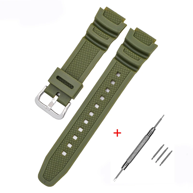 Ремінець для Casio G-Shock AE-1000/1200 Army Green SI
