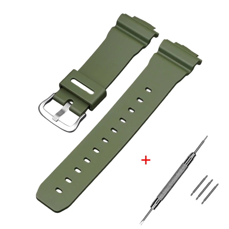 Ремінець для Casio G-Shock DW-6900 Army Green SI — Modfit