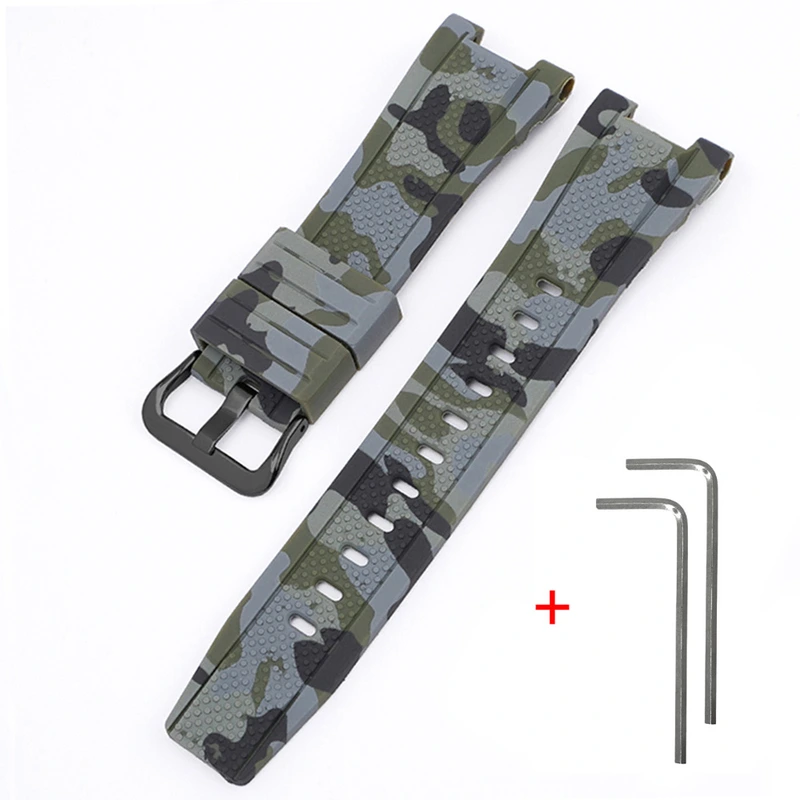 Ремінець для Casio G-Shock GST-W300 Camo Green BK