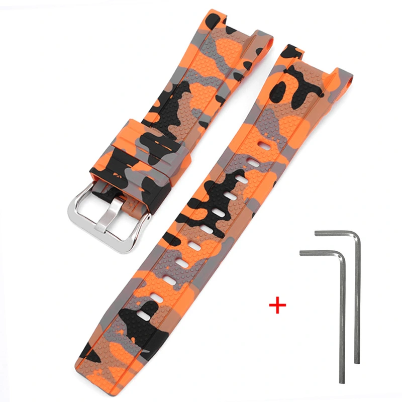 Ремінець для Casio G-Shock GST-W300 Camo Orange SI — Modfit