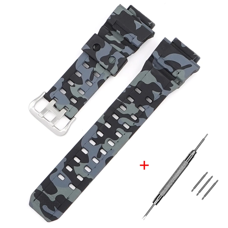 Ремінець для Casio G-Shock GW-9400/9300 Camo Black SI — Modfit