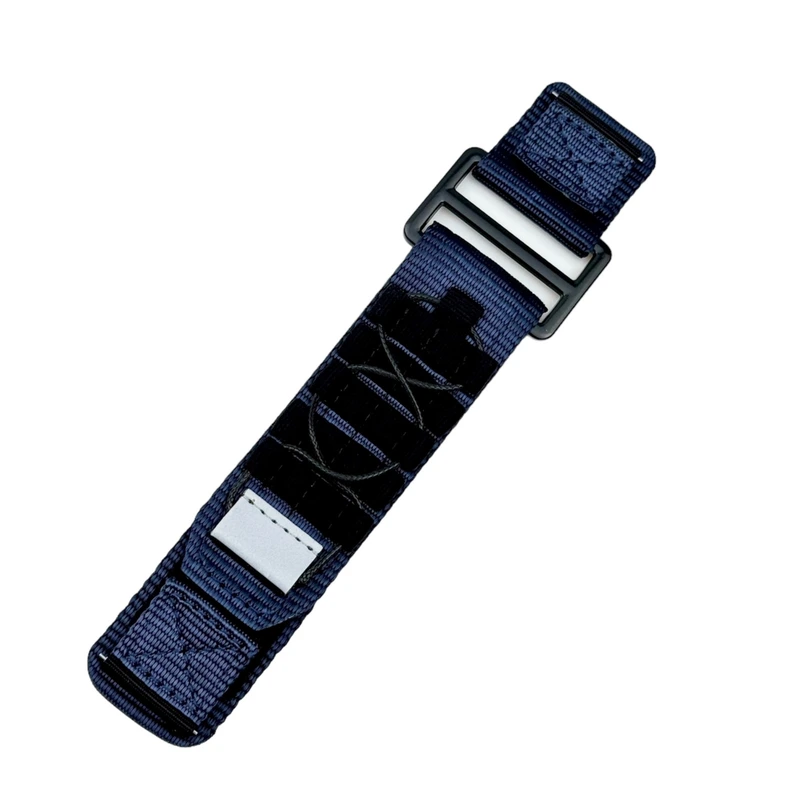 Ремінець для годинника Nylon Pro Blue 22 мм