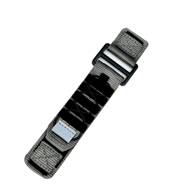 Ремінець для годинника Nylon Pro Grey 22 мм