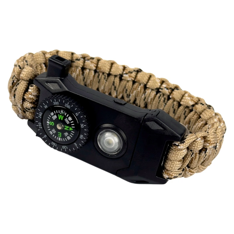 Ремінець Modfit паракордовий з компасом та фонариком Desert Camo — Modfit