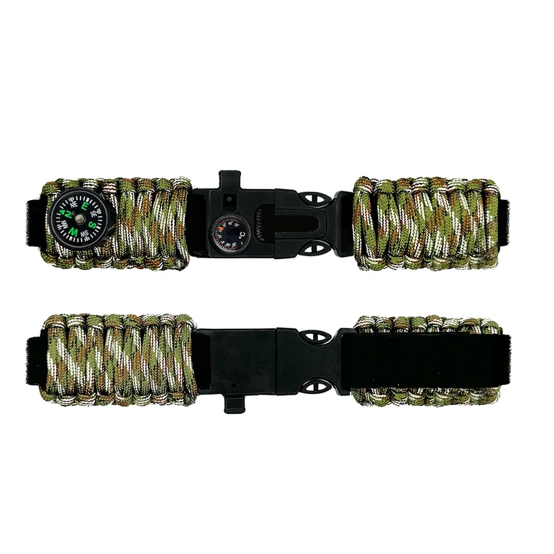 Ремінець паракордовий багатофункціональний Camo Green New