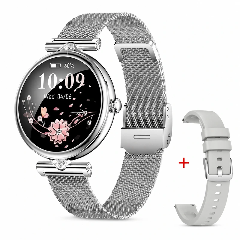 Розумний годинник Modfit Eclipse Silver Mesh + ремінець в подарунок STOPPED