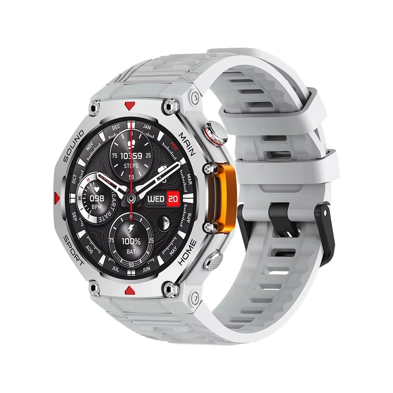 Розумний годинник Modfit Navigator Al Gray-Silver з GPS, компасом та вологозахистом 5 ATM