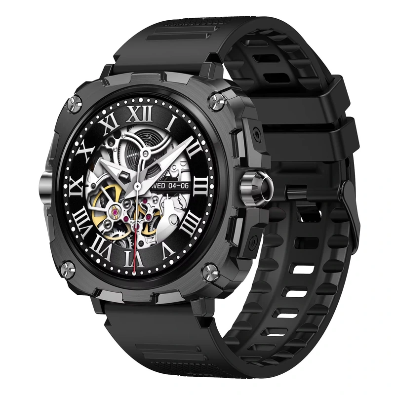 Розумний годинник Modfit Onyx Black Steel + ремінець в подарунок STOPPED