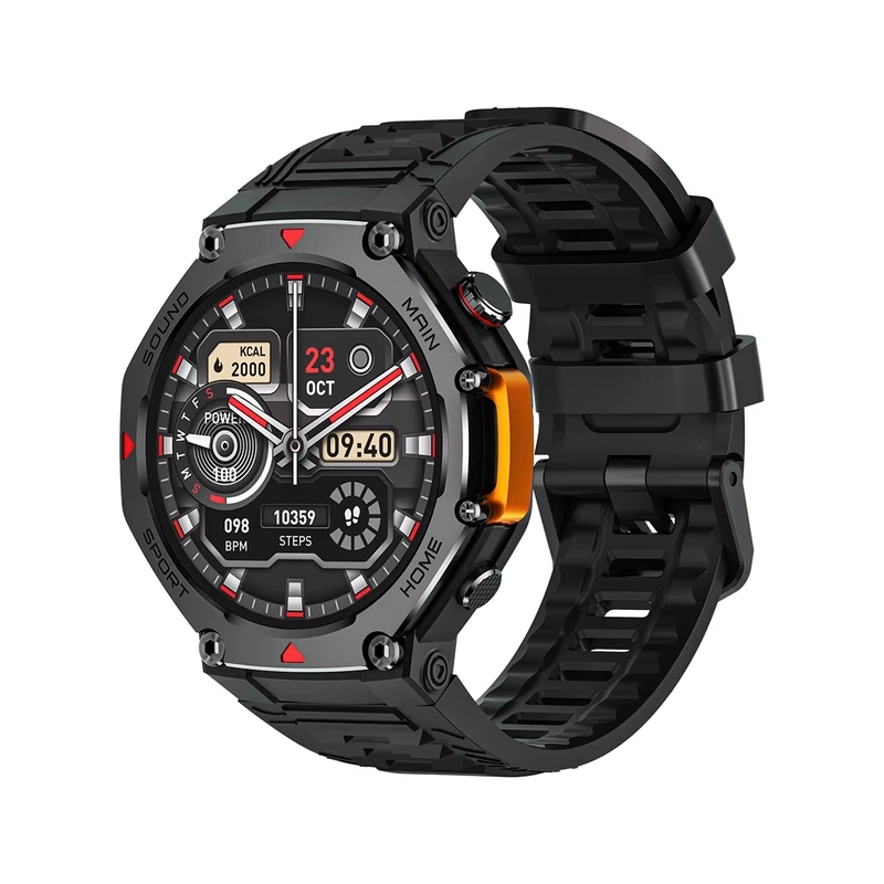 Смарт-годинник Modfit Navigator Al Black з GPS, компасом та захистом 5 ATM — Modfit