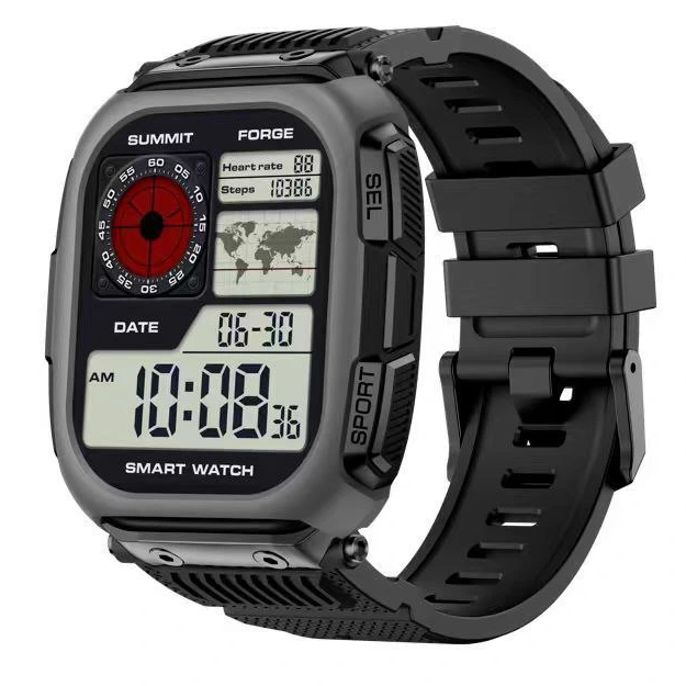 Розумний годинник Modfit Rock Gray (1077-0365) з AMOLED дисплеєм, GPS та захистом 5 ATM — Modfit