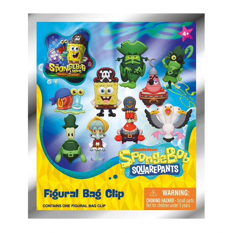 Ігрова фігурка на кліпсі MONOGRAM серії "Губка Боб" (в ас.) — MONOGRAM