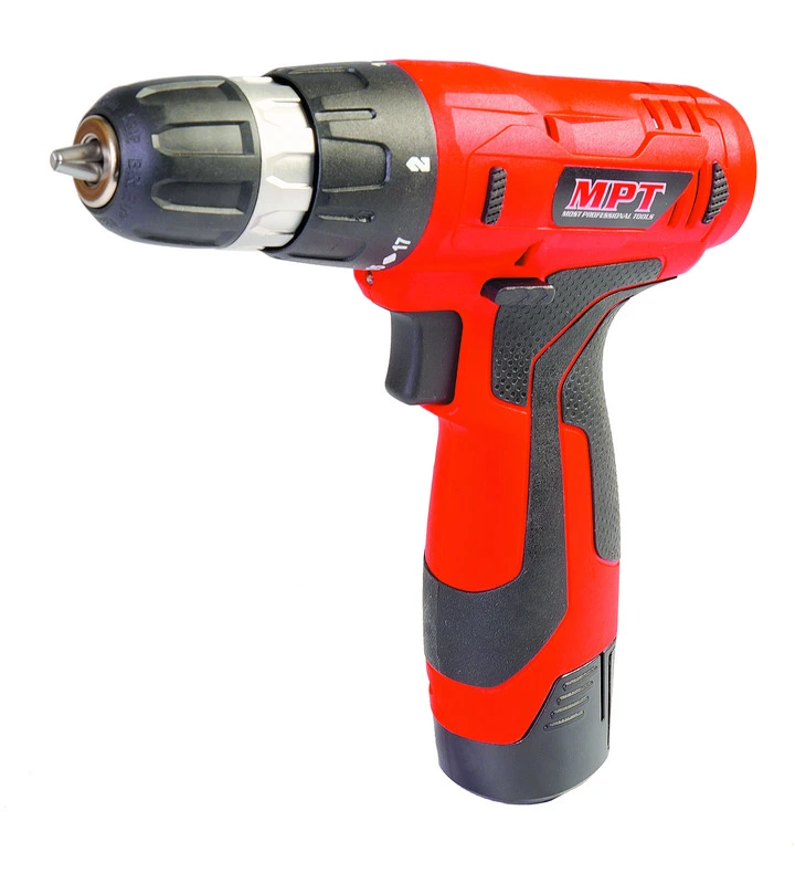 Дриль-шурупокрут MPT акумуляторний 12V Li-ion 1.3 А·год 0-700 об/хв 0-10 мм 2 АКБ кейс MCDT1215.B2 — MPT