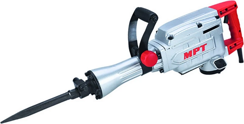 Молоток відбійний MPT 1500 Вт 45 Дж 1400 уд/хв HEX30 2 стамески металевий кейс MDB65 — MPT