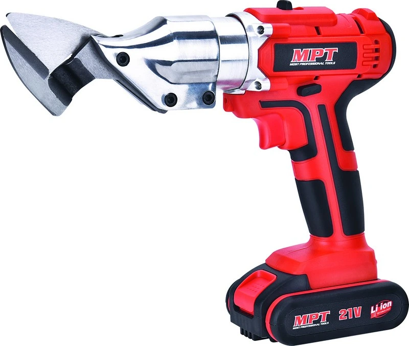 Ножиці акумуляторні по металу MPT 21 В Li-ion 1.5 Аг 2 швидкості 0.1-1.5 мм сумка MCS2150.B1 — MPT