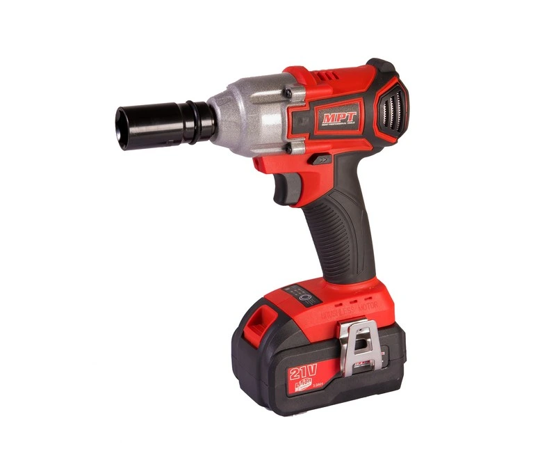 Гайковерт MPT акумуляторний 21V Li-ion 350 Н·м 2 швидкості пластиковий кейс MCIW2128 — MPT