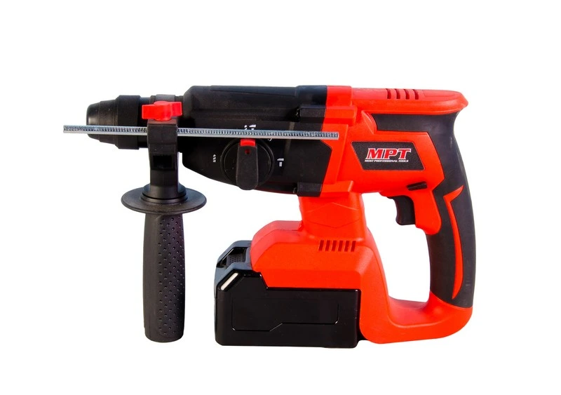 Перфоратор MPT акумуляторний SDS-PLUS 26 мм 21V Li-ion 4 А·год 1400 об/хв 4500 уд/хв 1.5 Дж 3 режими кейс MCRH2641.B1 — MPT