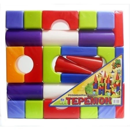 Дитячий конструктор Теремок "Середній" 08072 з блоків — MToys