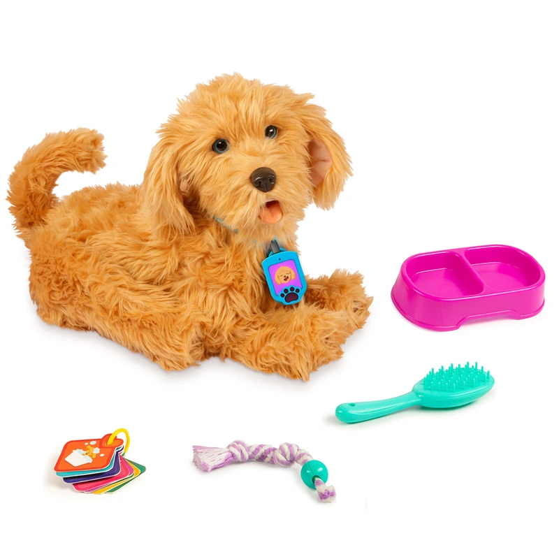 Інтерактивна іграшка MY FUZZY FRIENDS – ЛАБРАДУДЕЛЬ MOJI (українська та англійська) — My Fuzzy Friends