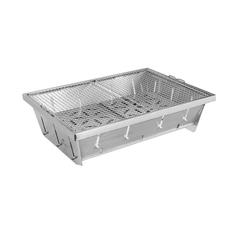 Гриль портативний Naturehike Picnic BBQ Grill NH20CJ006, р-р L, сталь — Naturehike