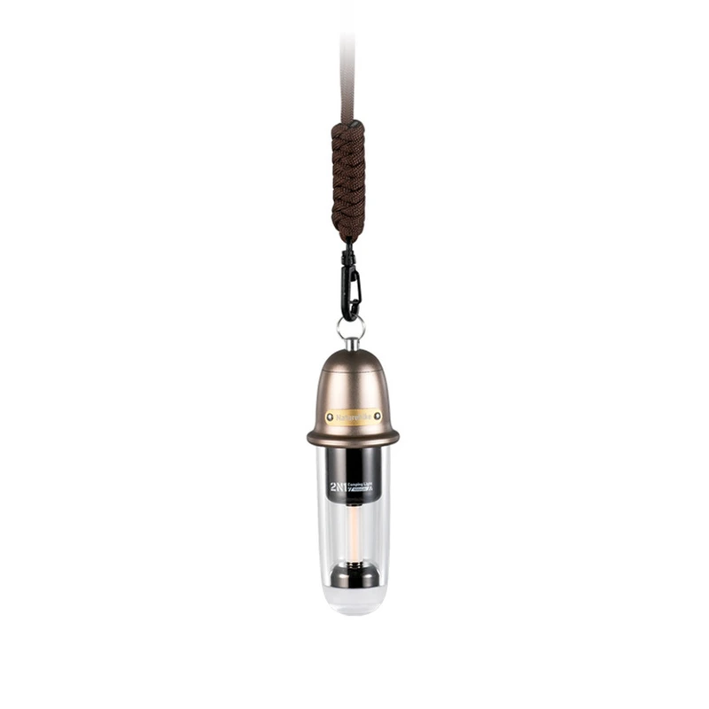 Ліхтар кемпінговий Naturehike CNK2350ZM010, 118х39мм, коричневий