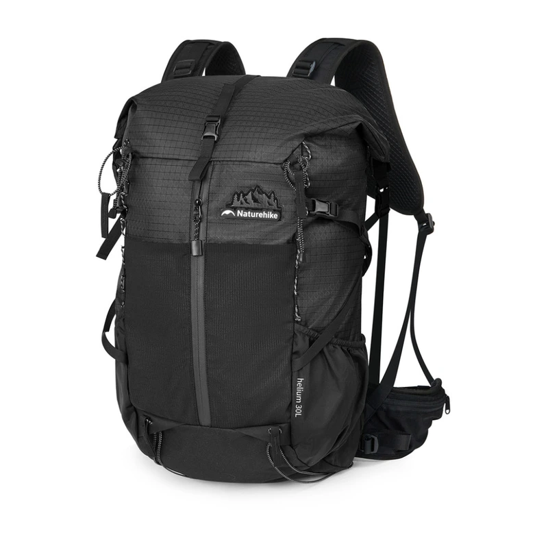 Рюкзак туристичний Naturehike Helium CNK2300016, 30+5 л, чорний