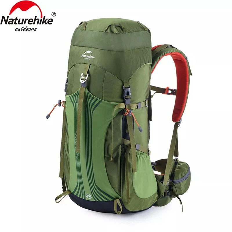 Рюкзак туристичний Naturehike NH16Y020-Q, 55 л, зелений — Naturehike