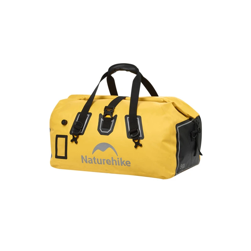 Водонепроникна дорожня сумка Naturehike CNK2450XB015, 90 л, жовта — Naturehike