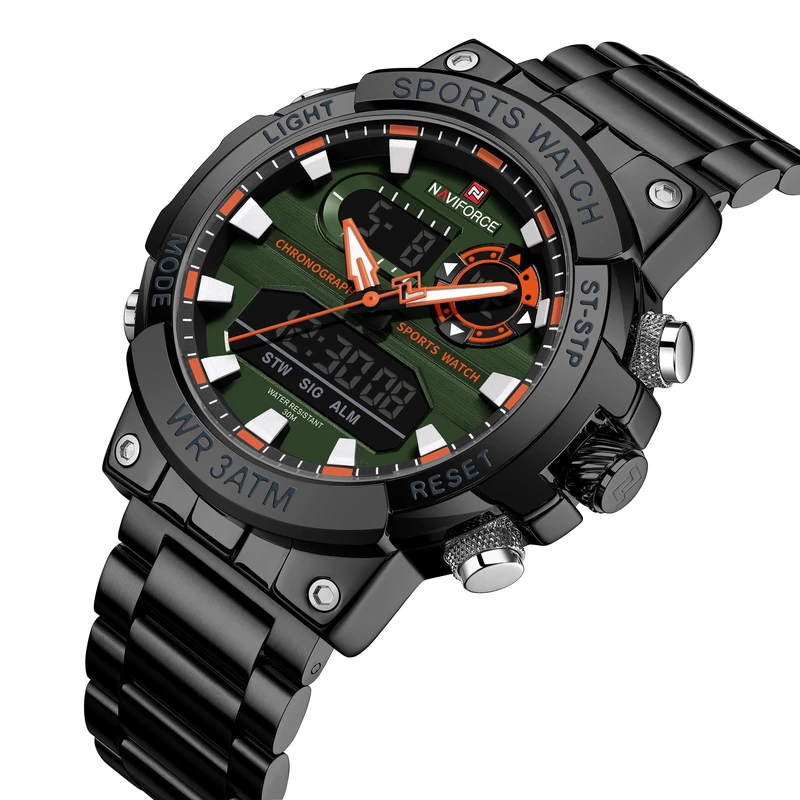 Чоловічий спортивний тактичний годинник Naviforce Brutal