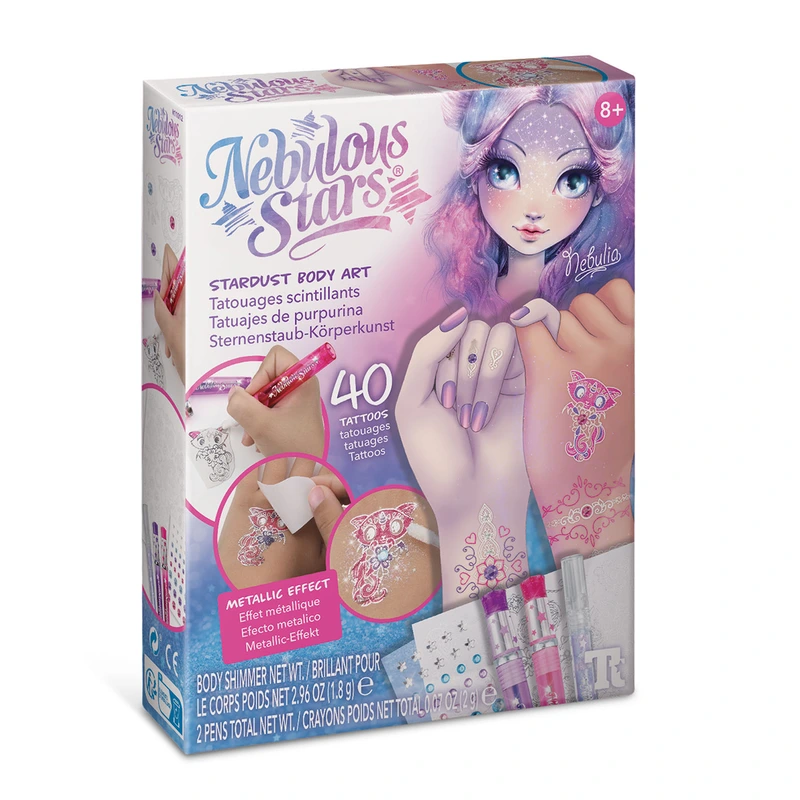 Набір для творчості NEBULOUS STARS – БОДІ-АРТ: ЗОРЯНЕ СЯЙВО S2