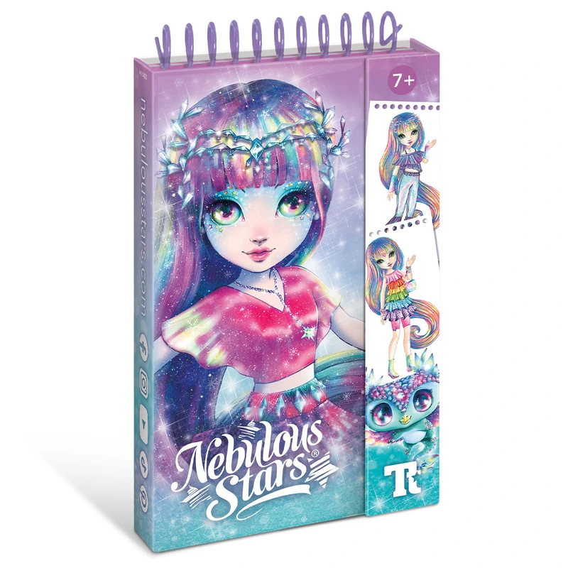 Набір для творчості NEBULOUS STARS – СКЕТЧБУК ДИЗАЙНЕРА: АЙСЕДОРА, ВІЗЬМИ В ДОРОГУ